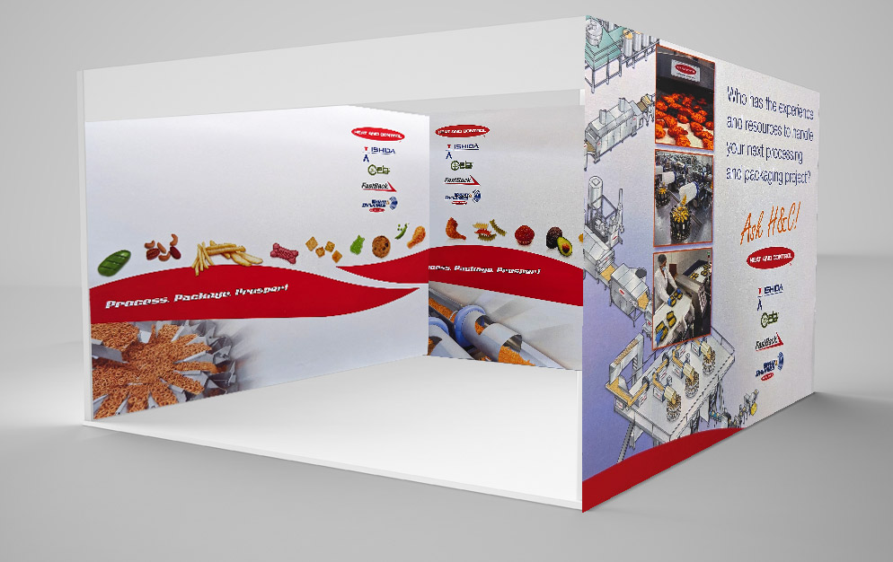 Heat and Control PMMI Tradeshow Wall Booth Graphics